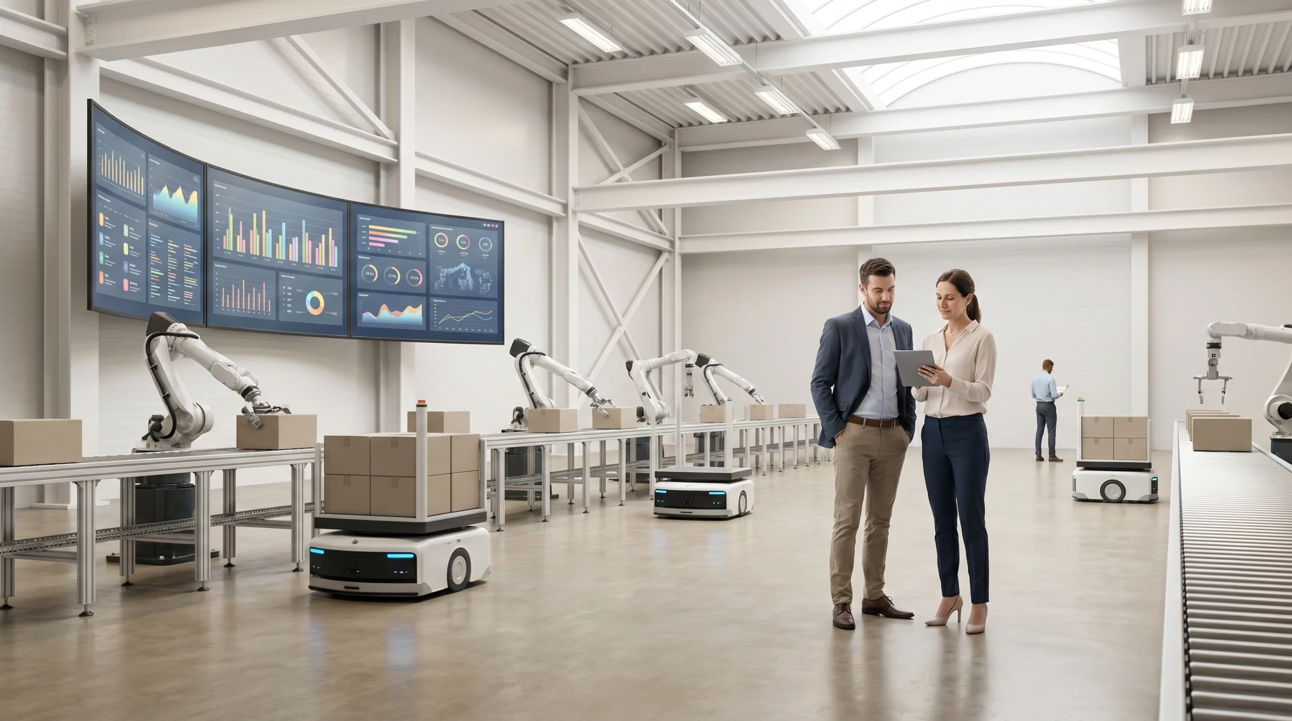 AI-powered automated operations reducing costs and improving business efficiency