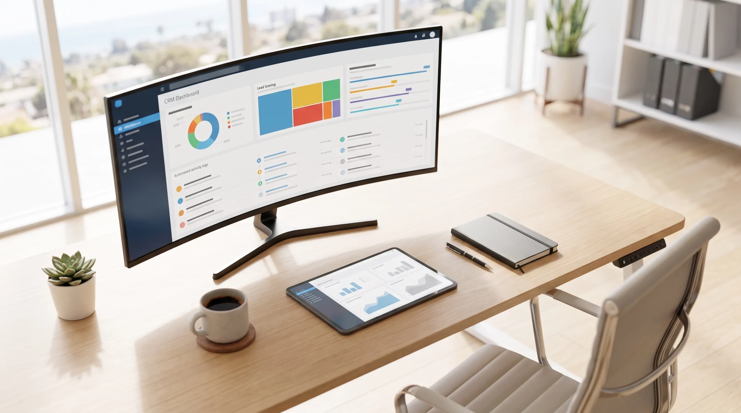 CRM integration dashboard for AI agent lead qualification