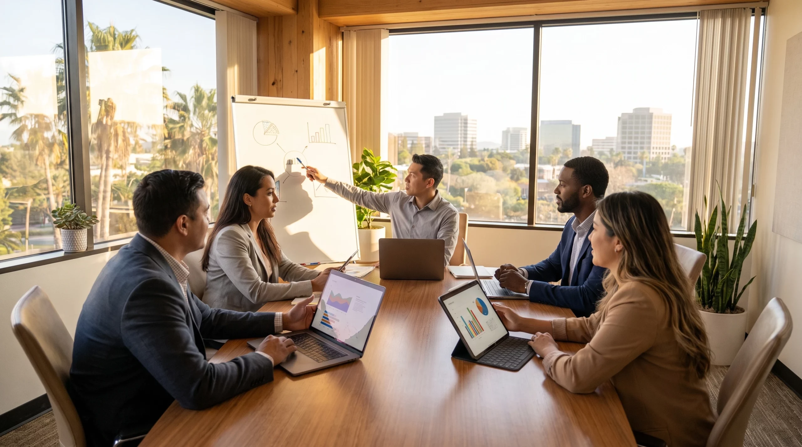 Orange County small business team planning AI agent strategy