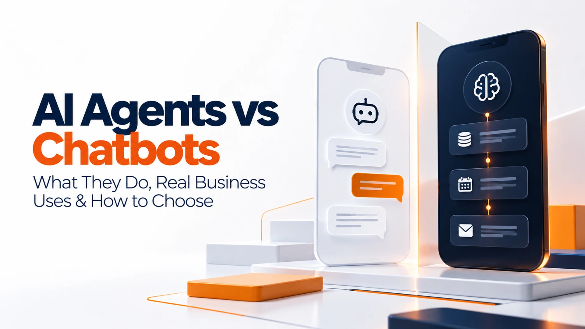 AI agents vs chatbots comparison for Orange County business office