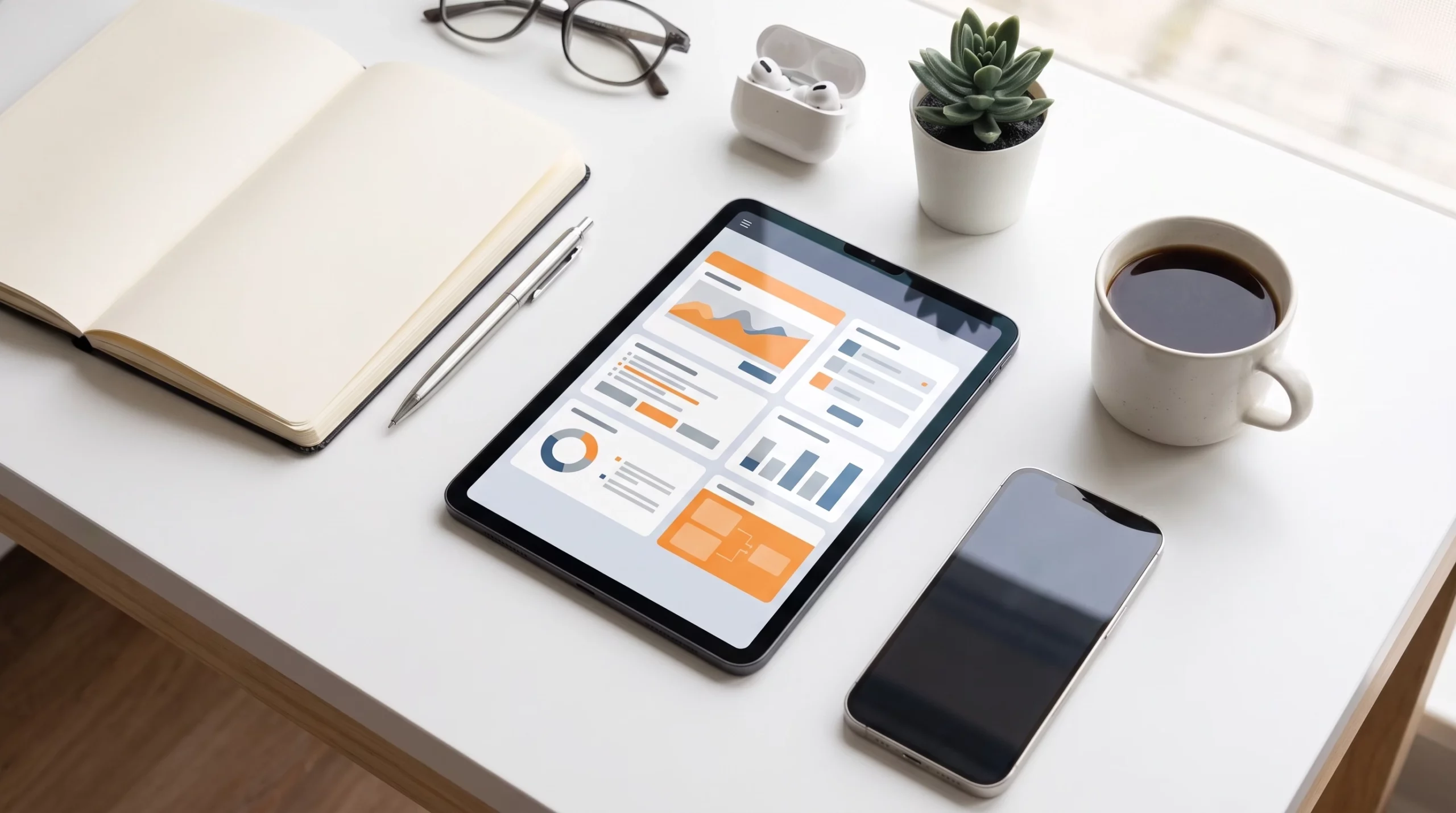 Workflow automation dashboard used by Orange County small business