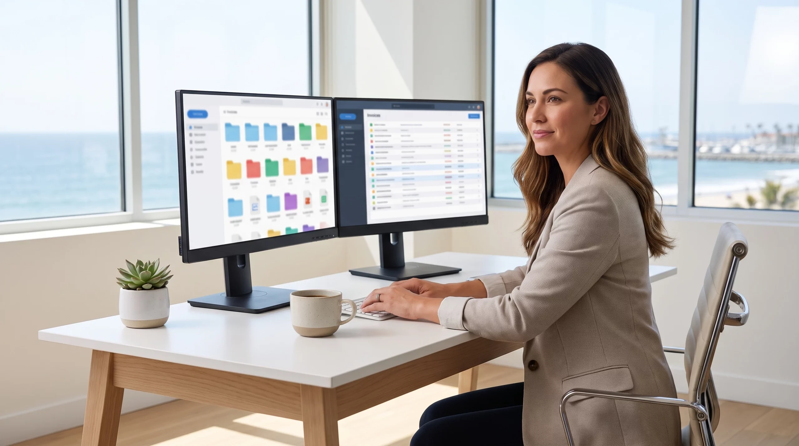 invoice and data processing automation for Orange County office