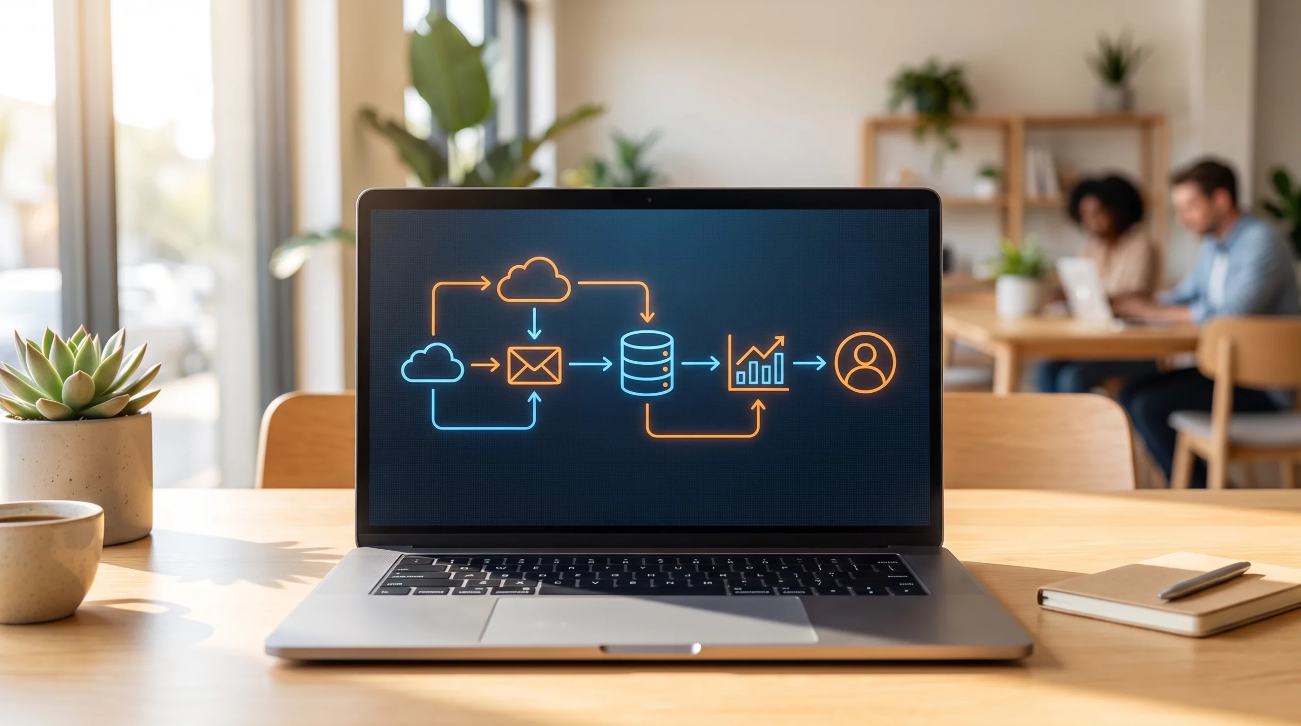workflow automation diagram for Orange County small business