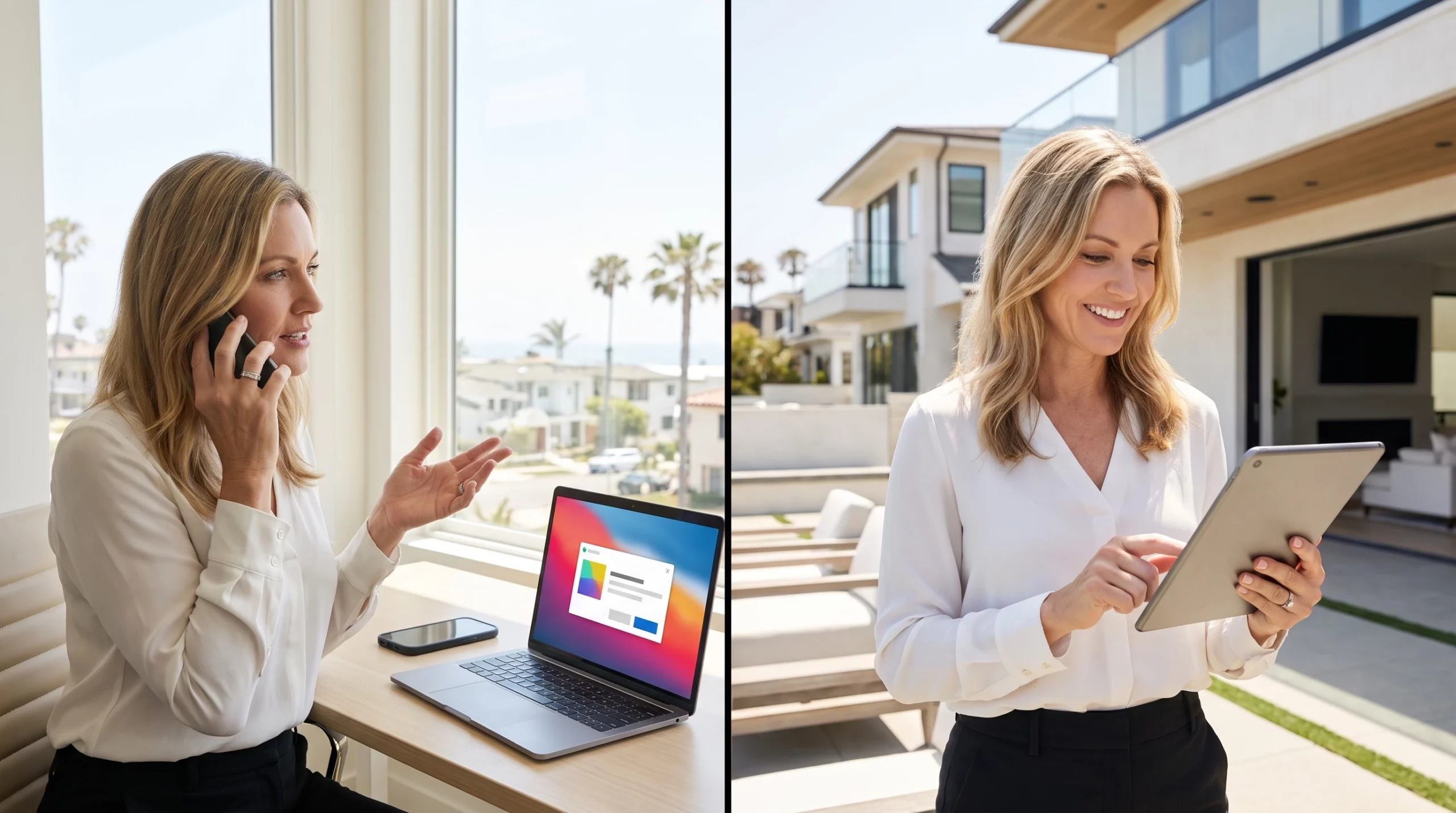 Orange County real estate agent managing incoming leads quickly
