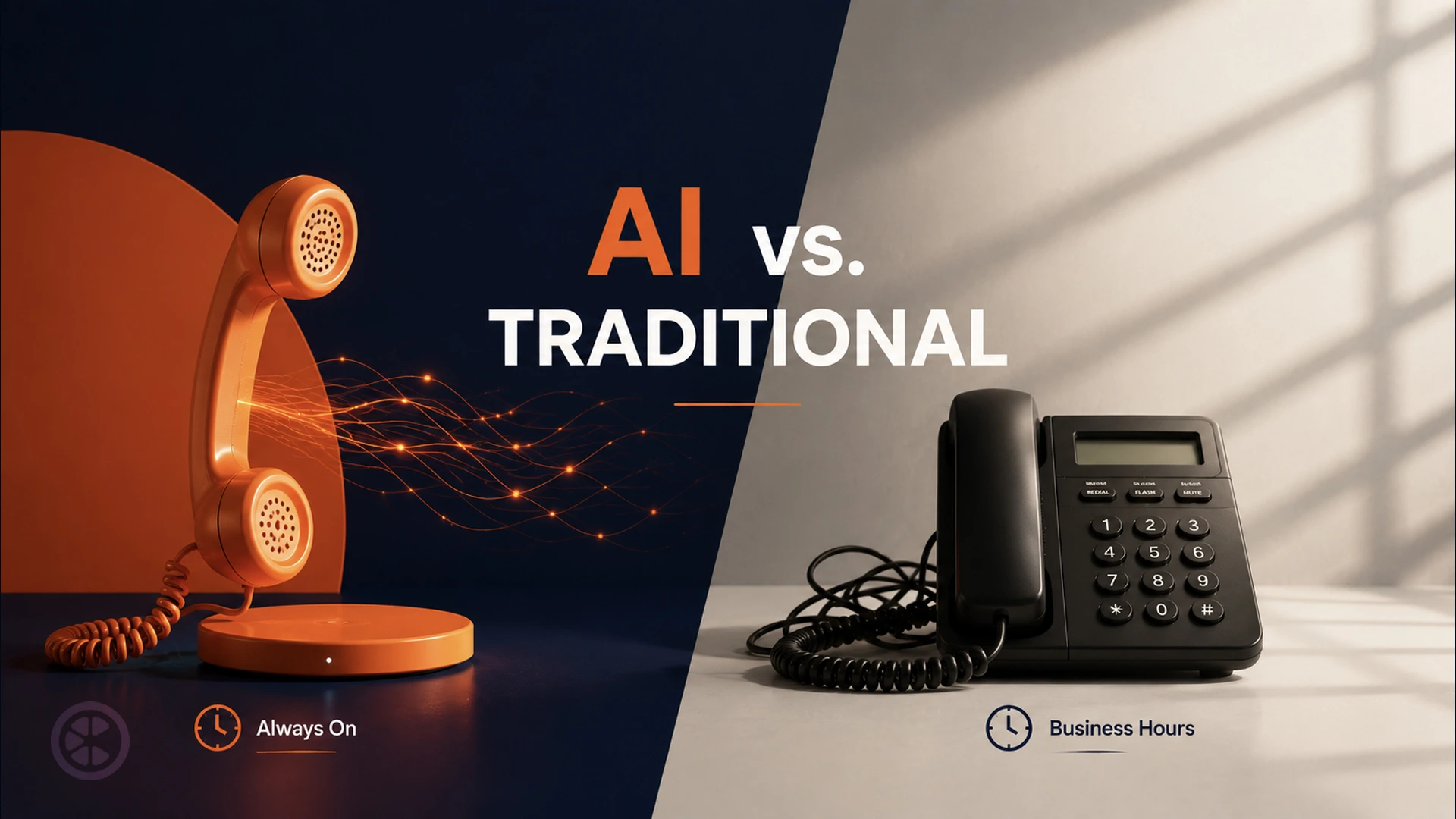 ai answering service compared to a traditional front desk phone system