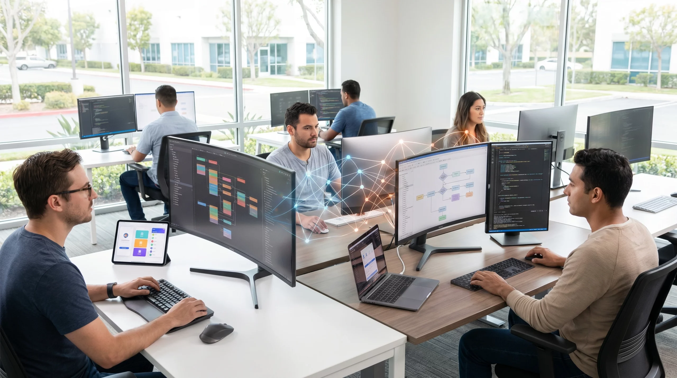 App development company integrating AI into internal workflows in Orange County