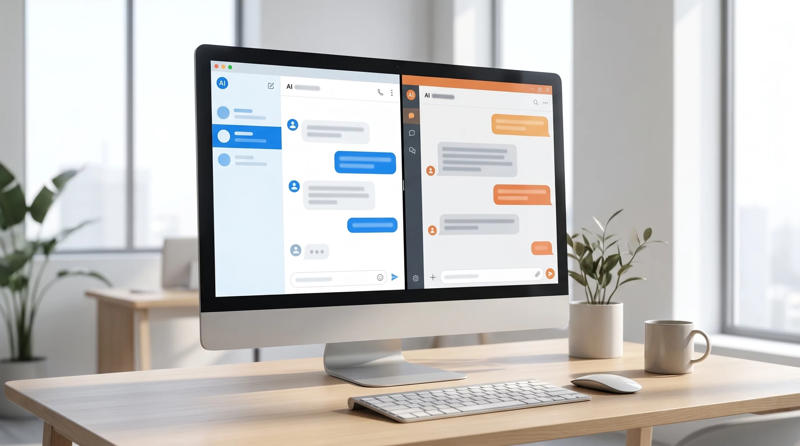 chatgpt integration for business shown on office computer screen