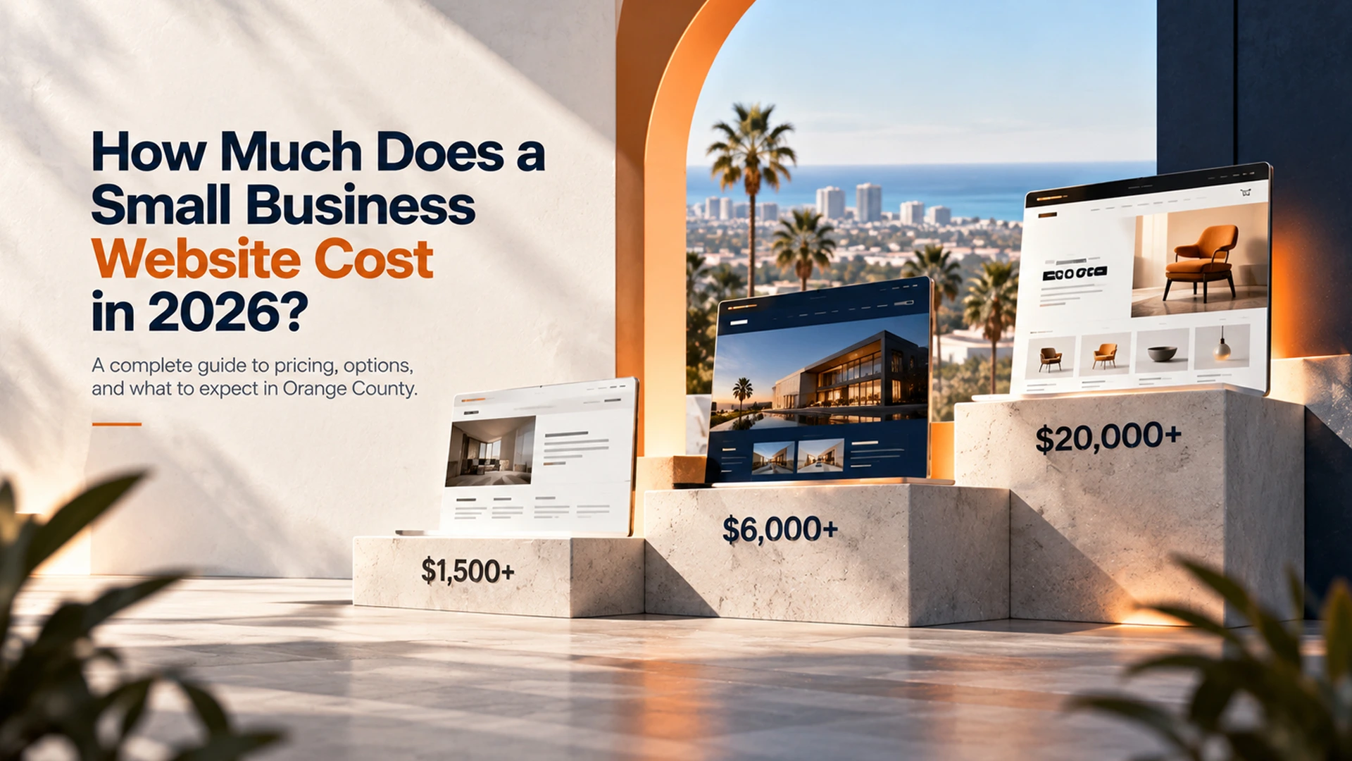 small business website cost consultation in Orange County office