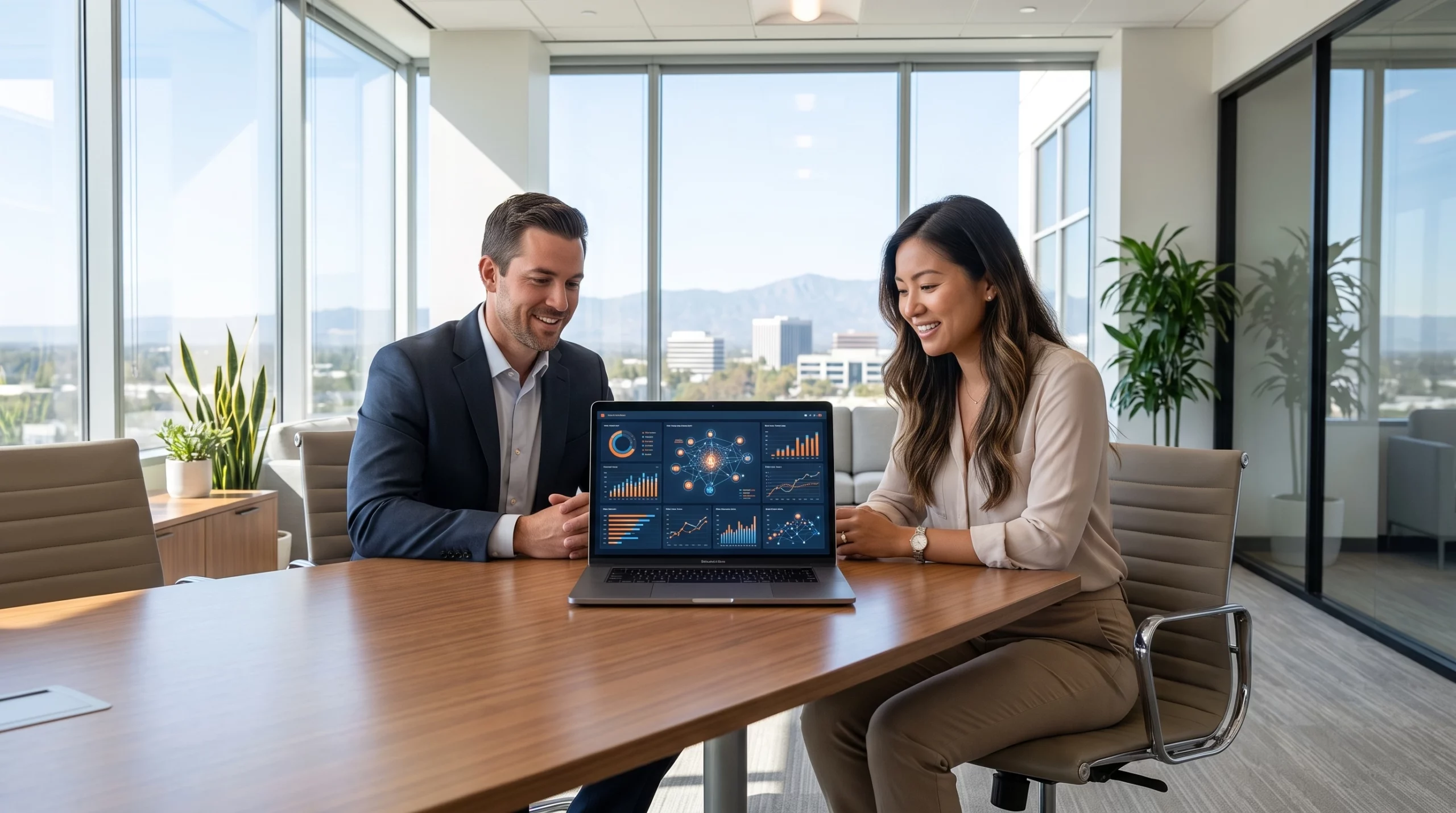 AI consulting cost Orange County meeting between consultant and business owner