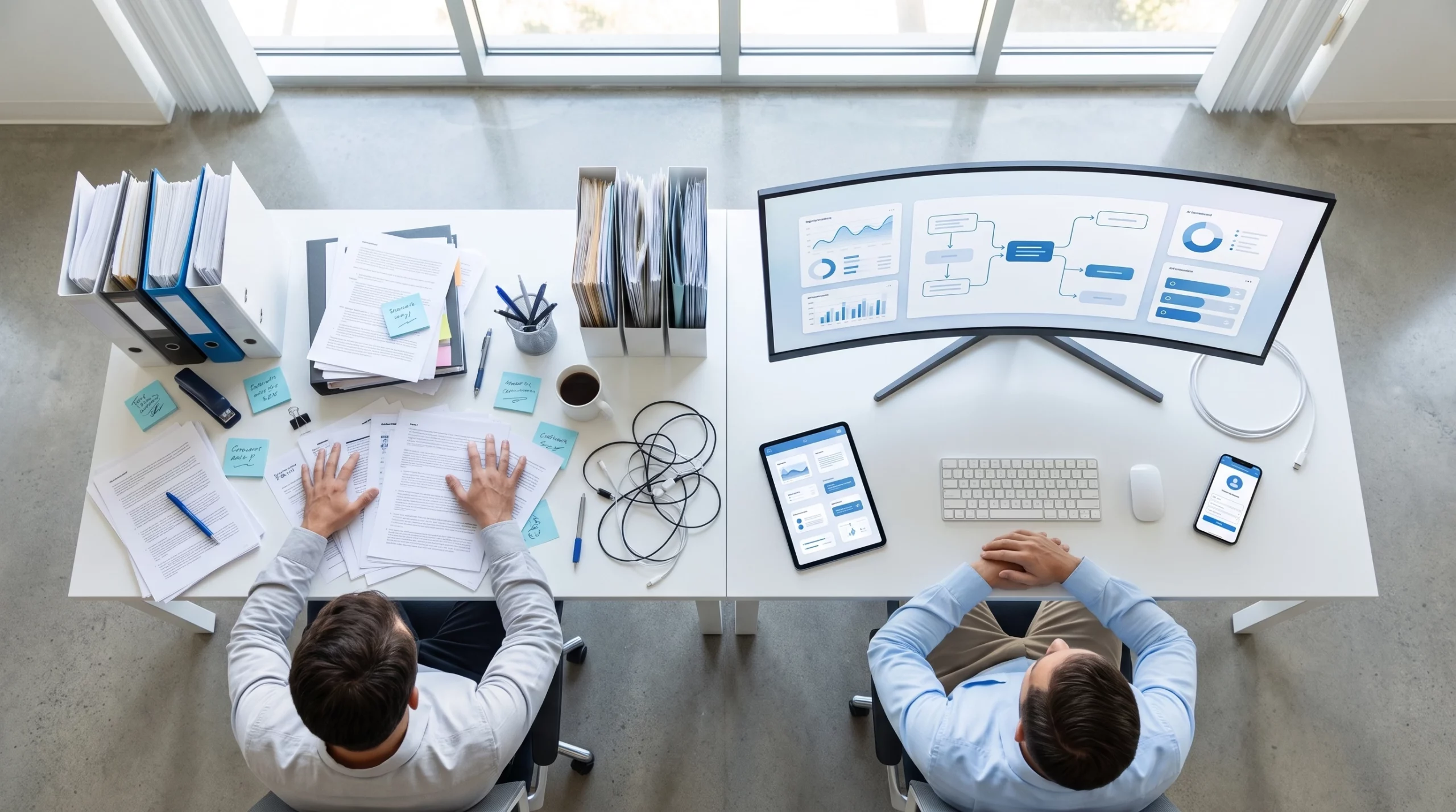 AI automation workflow comparison for small business in Orange County