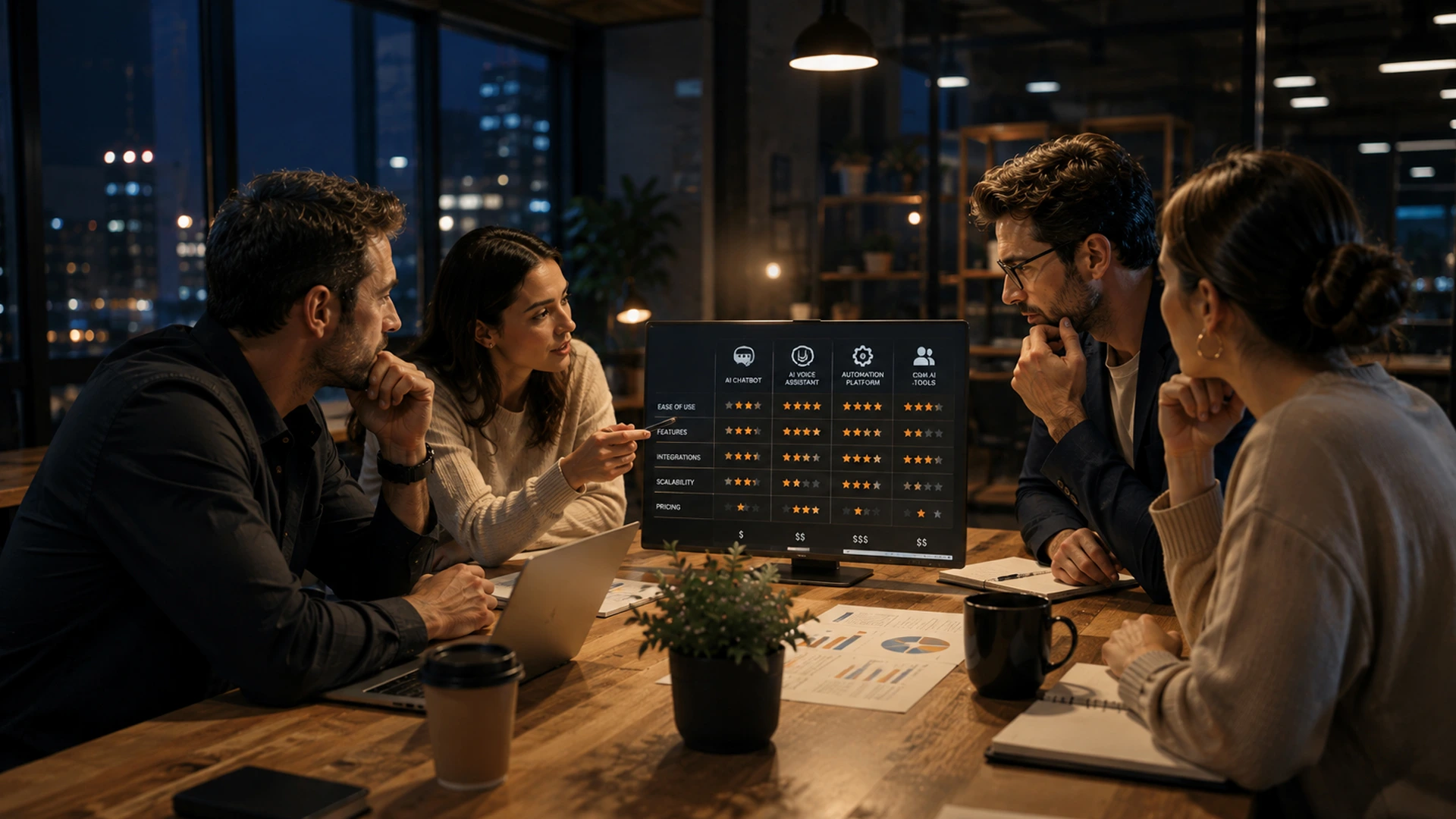 comparison of best ai tools for small business options