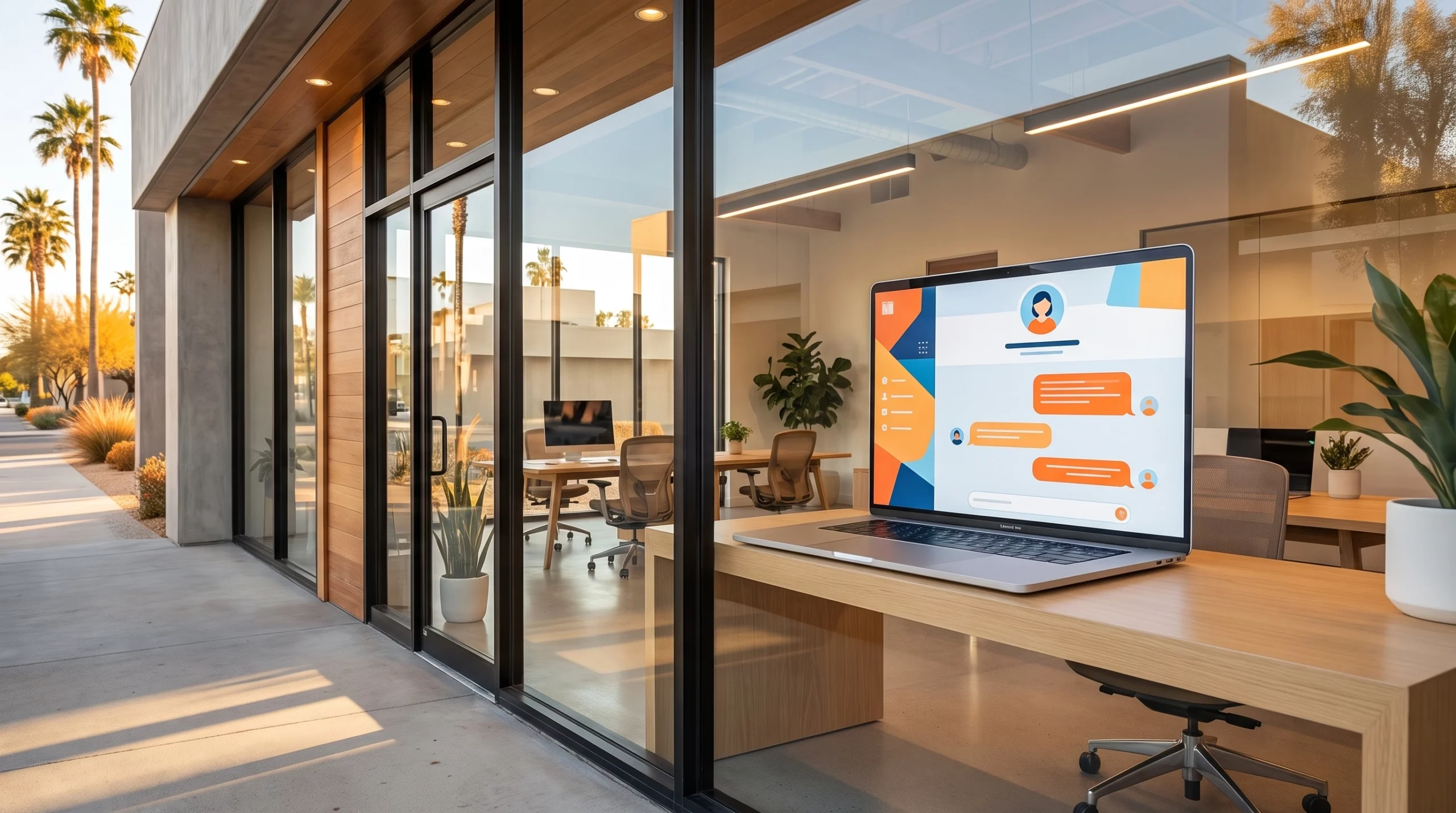 ai customer service orange county small business office
