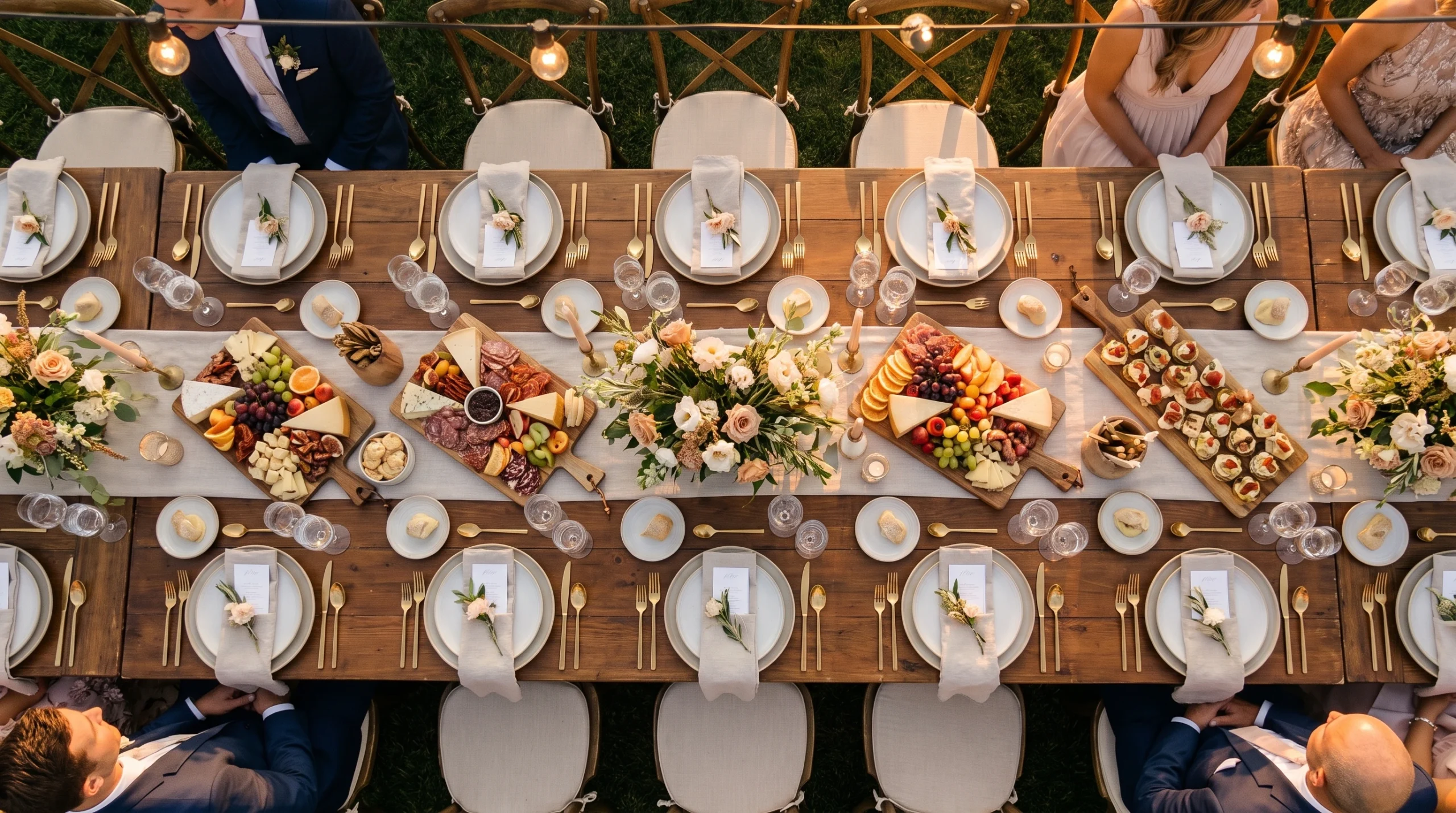 catering website design showcasing event food gallery